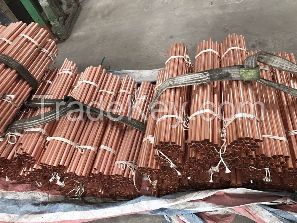 Copper pipes, straight copper pipes, copper tube for air conditioning and refrigeration