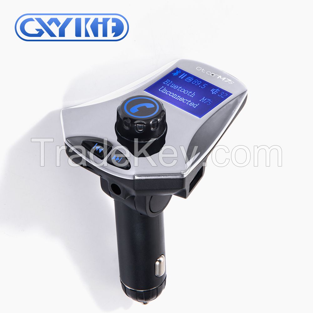 GXYKIT Car Audio bluetooth charger Car MP3 M7S Bluetooth FM Transmitter