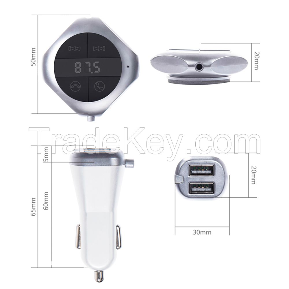 GXYKIT Car radio USB Charger bluetooth handsfree Q7S Car FM Transmitter T10 Bluetooth MP3 Player