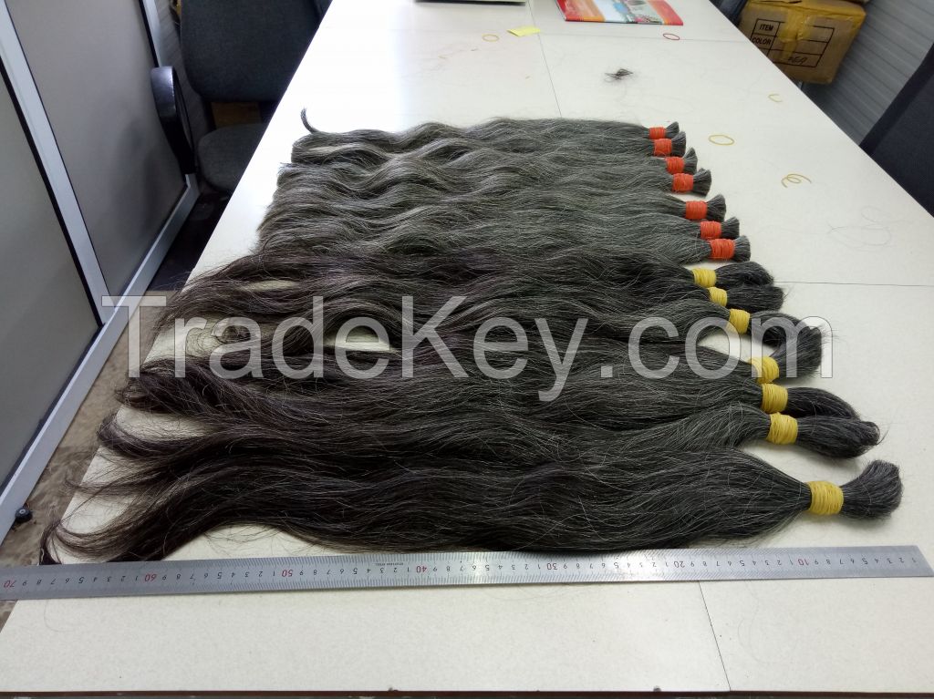 Wholesale Grey Bulk Hair