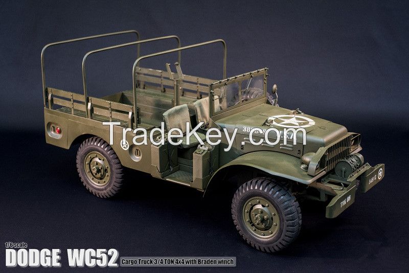 New Eaxtoys1:6 Scale Rc Model Landrover Wmik Assault Vehicles(color:sand And Green) Handmade Metal Model