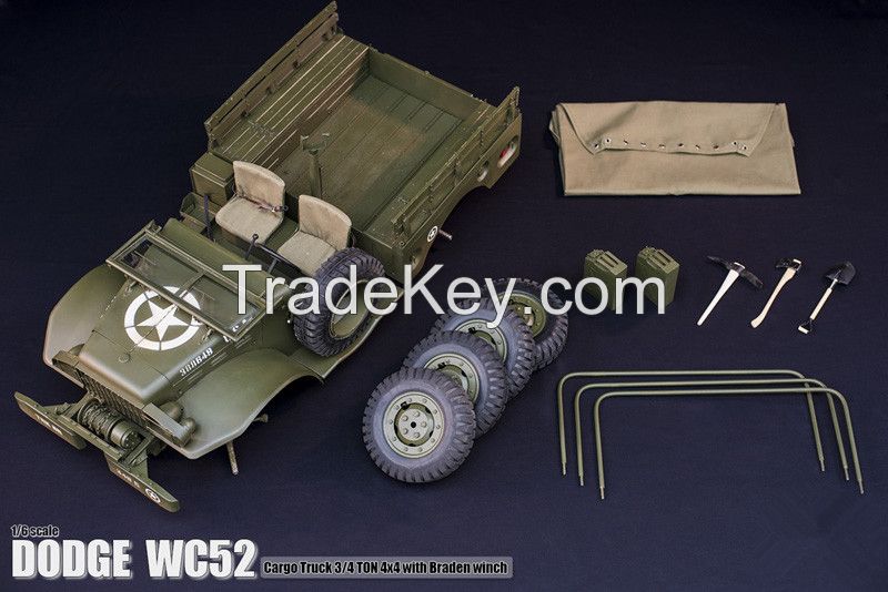 New Eaxtoys1:6 Scale Rc Model Landrover Wmik Assault Vehicles(color:sand And Green) Handmade Metal Model