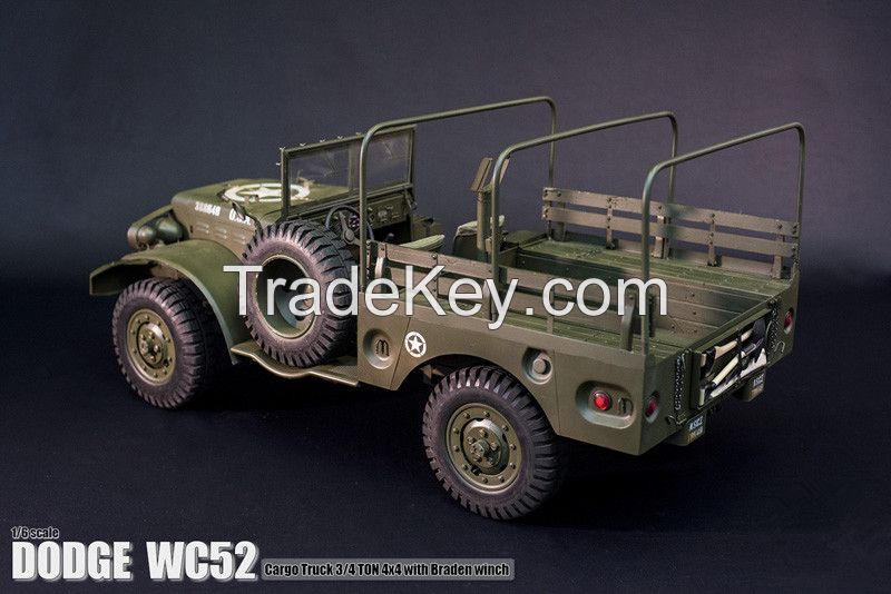 New Eaxtoys1:6 Scale Rc Model Landrover Wmik Assault Vehicles(color:sand And Green) Handmade Metal Model