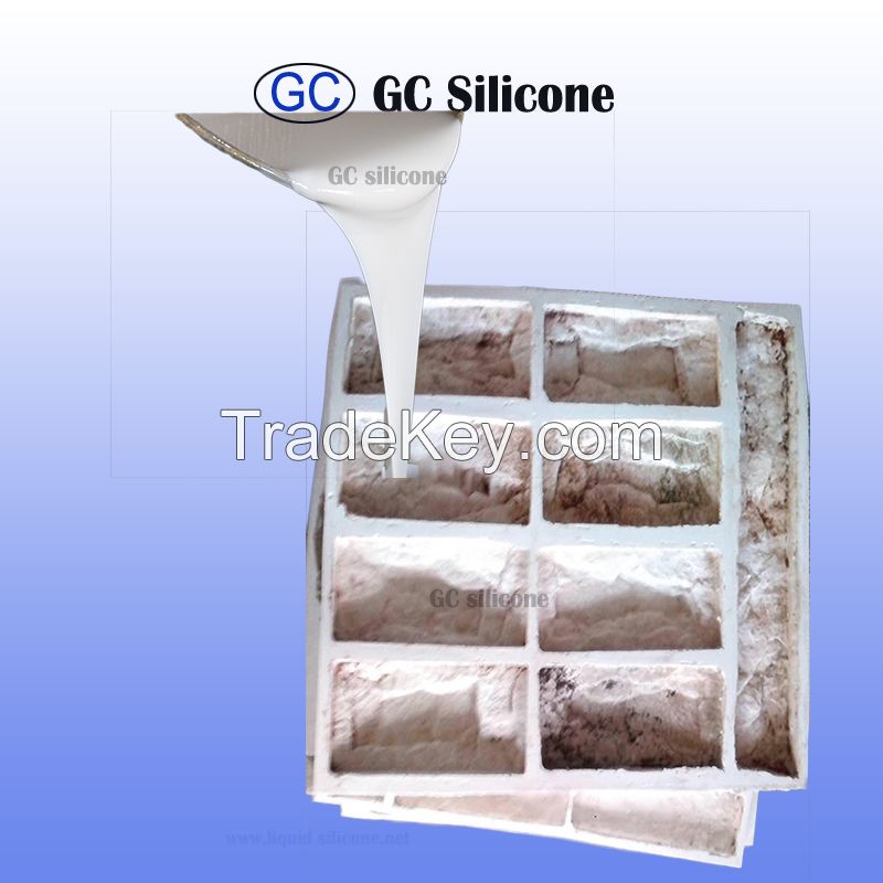 RTV2 silicone rubber for concrete stacking stone veneer molds