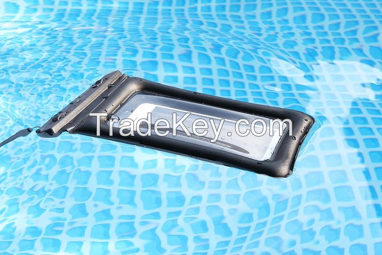 Universal Waterproof Bag IPX8 Floating Case for iPhone6 plus/ samsung galaxy/ Motorola/ Nokia/ HTC under 5.5 Inch