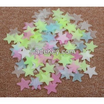 Custom glow in dark luminous 3D star for children room