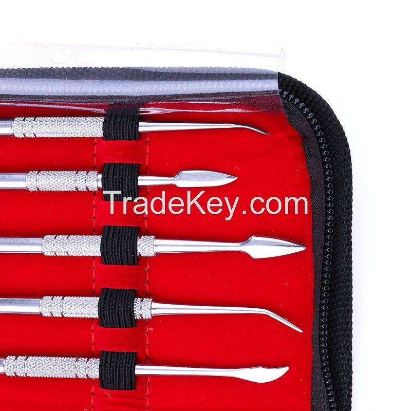 10 Pcs Set Dental Lab Equipment Wax Carving Tool