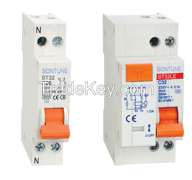 St32le Series RCCB Residual Current Circuit Breaker