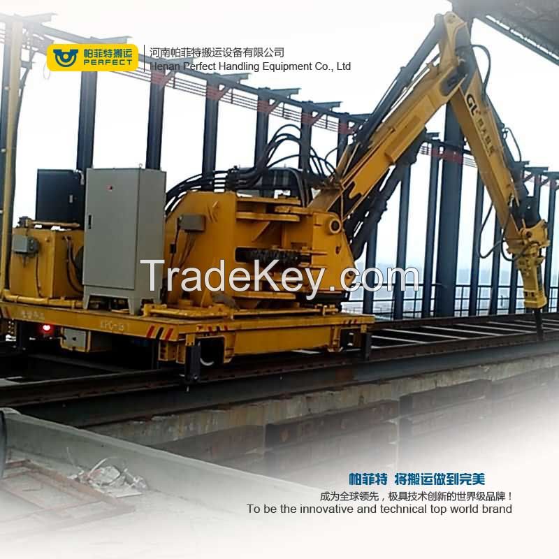 Factory Use Heavy Duty Rail Transport Vehicle Transfer Machine