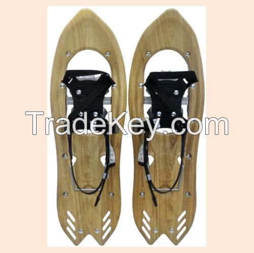 Sport Snowshoes With Strong Aluminum Frame Used In Snow Fields