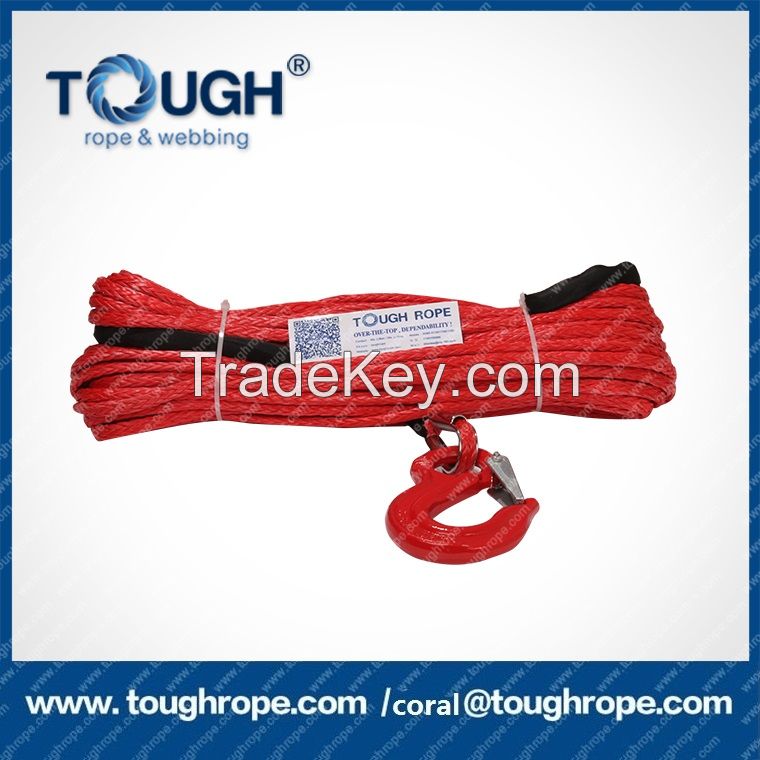 manufacture uhmwpe synthetic winch rope towing line