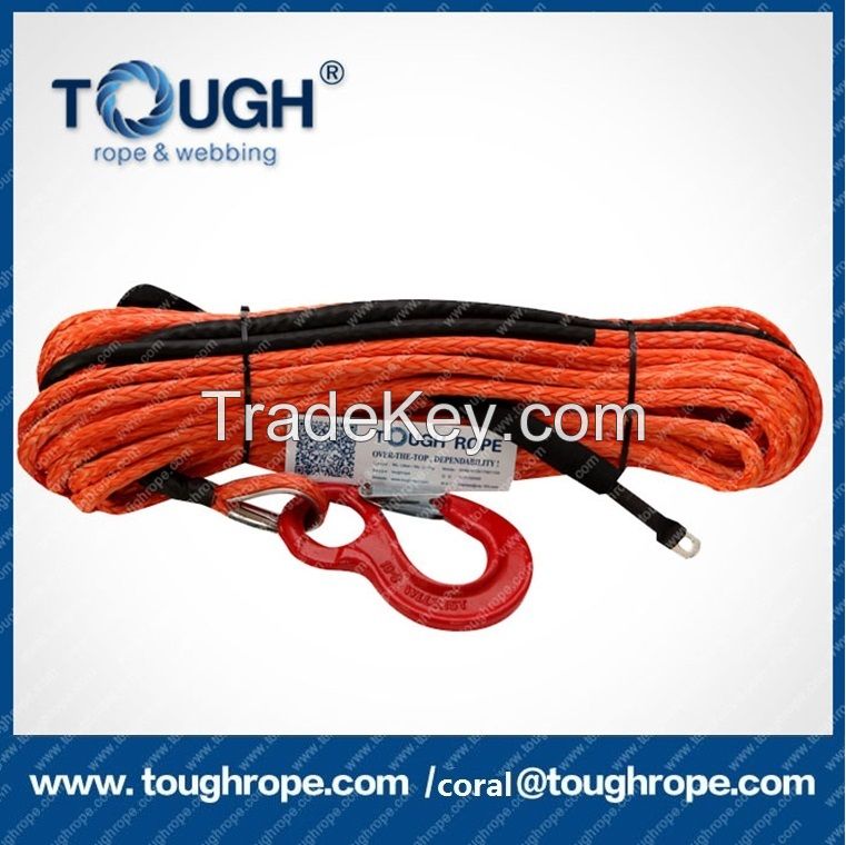 manufacture uhmwpe synthetic ATV 4x4 car auto parts winch rope