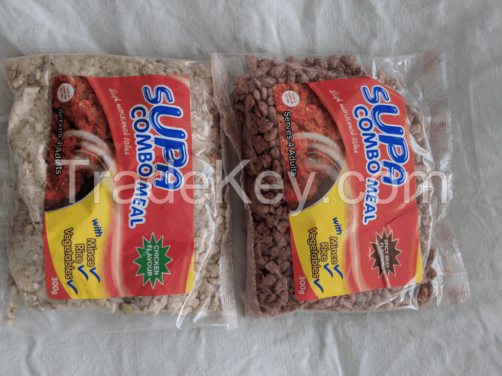 Supa Combo Soya Mince and Rice Meal