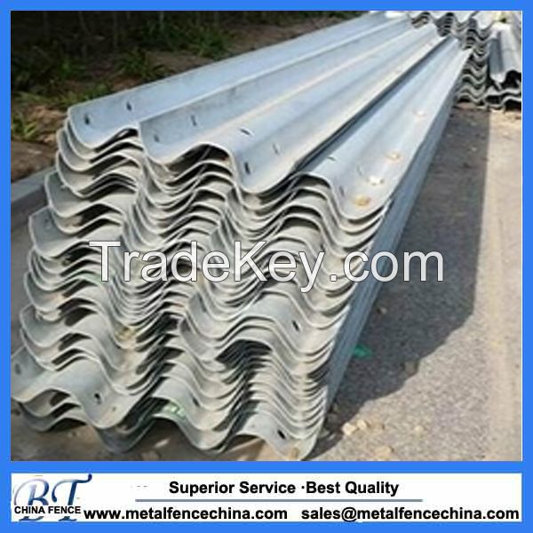 taffic barrier fenders beams for highways and roads metallic safety guardrail