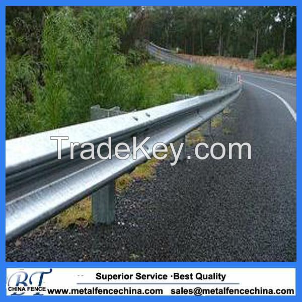 taffic barrier fenders beams for highways and roads metallic safety guardrail