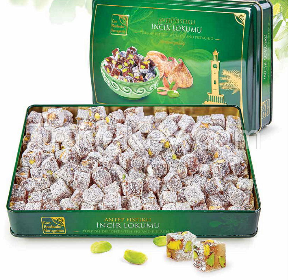 TURKISH DELIGHT WITH POMEGRANATE-PISTACHIO