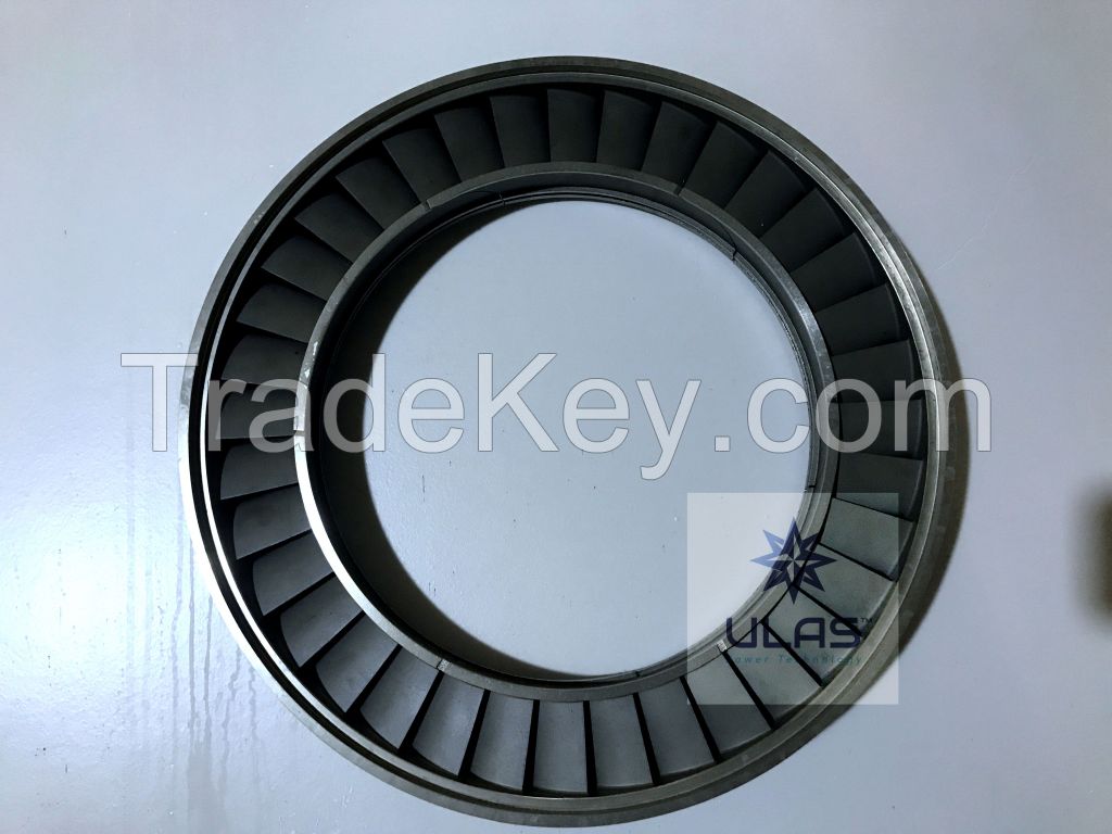 Nozzle Ring 26.00sq Investment Casting Superalloy Engine Ulas