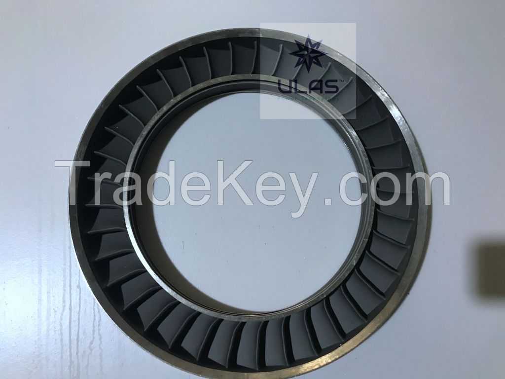 Nozzle Ring 27.953sq Investment Casting Superalloy Engine Ulas