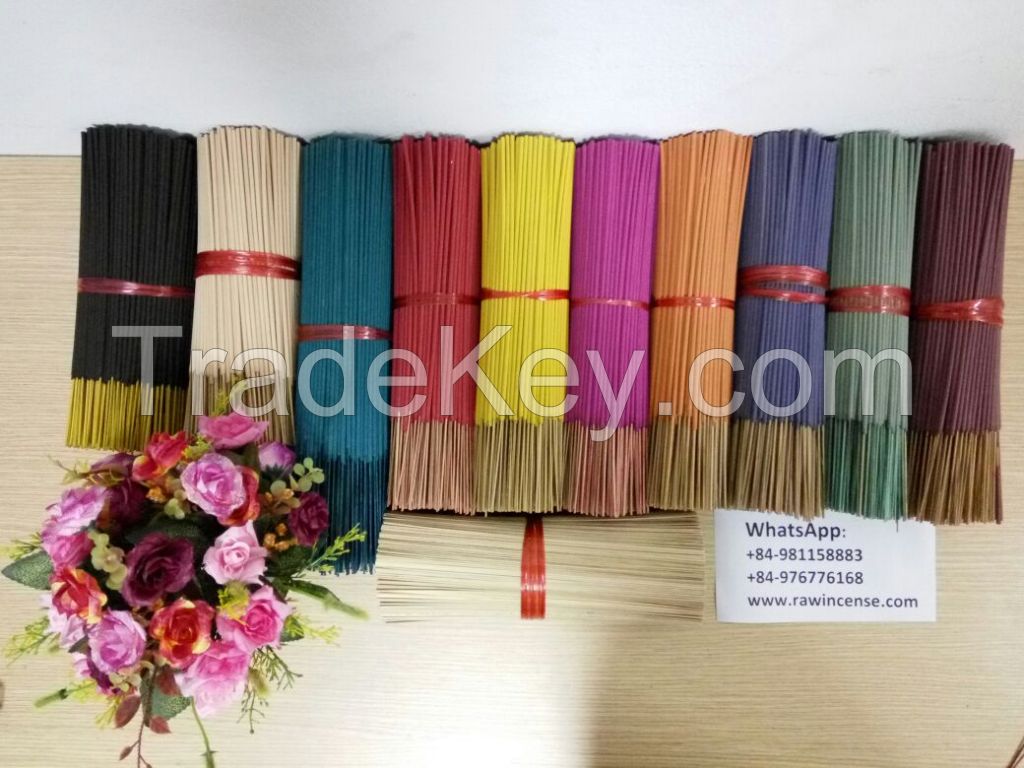 Raw Incense Sticks Colorful Agarbatti Sticks