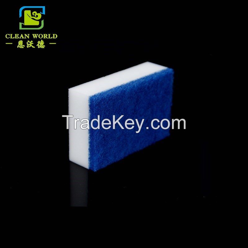 Kitchen usage magic sponge material sponge scourer