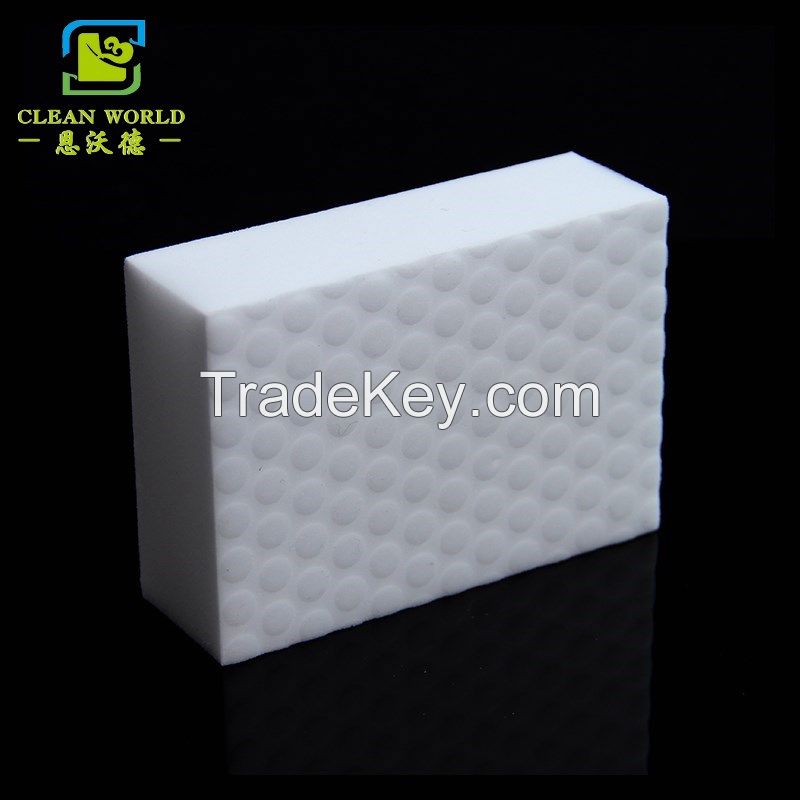 compressed magic melamine sponge with pu of daily necessity product