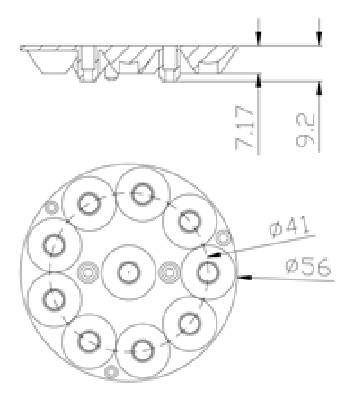 high power LED  PAR30 lens GSH16141