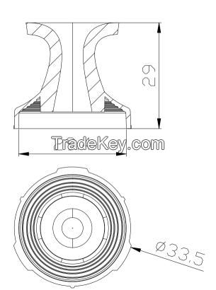 High power led lens candle light lens A2 lens GSH16109