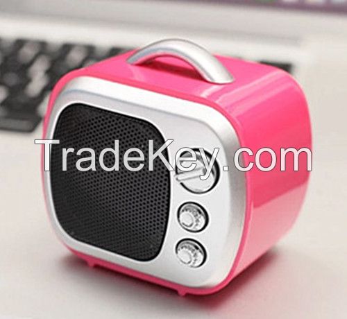 2017 New Model! TV Shape Wireless Portable Smart Bluetooth mini Speaker