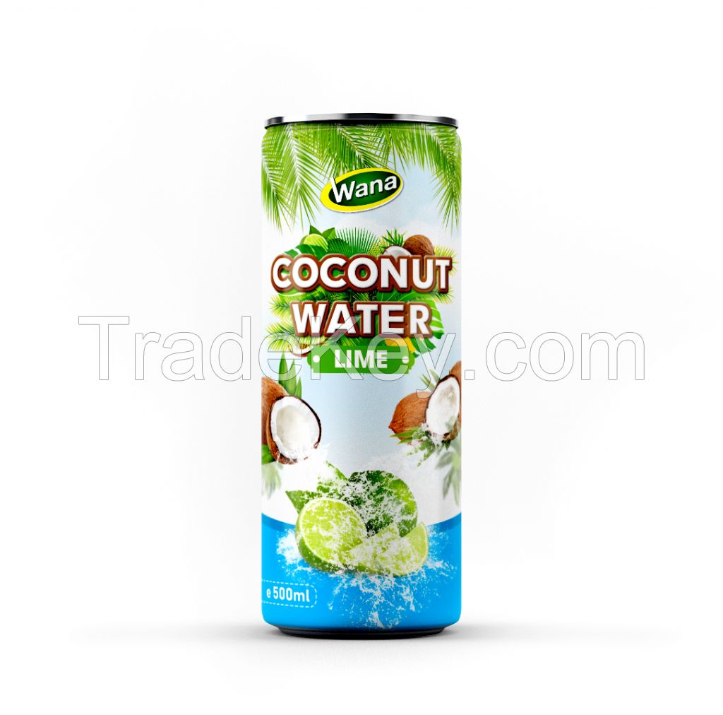 Coconut water Drink with Optional Flavor in 500ml Can