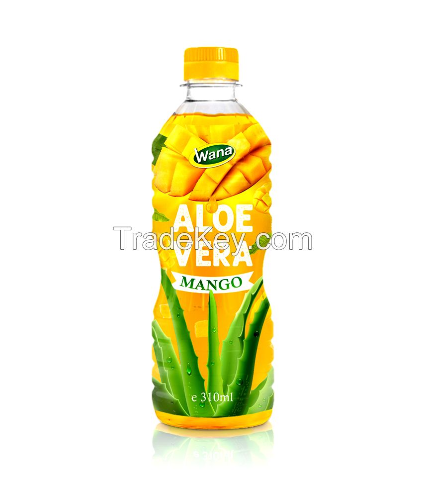 Aloe Vera Drink With Fruit Flavor in 310ml Bottle