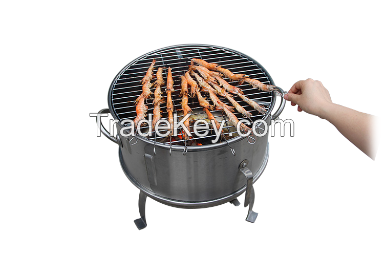 Portable mini bbq grill