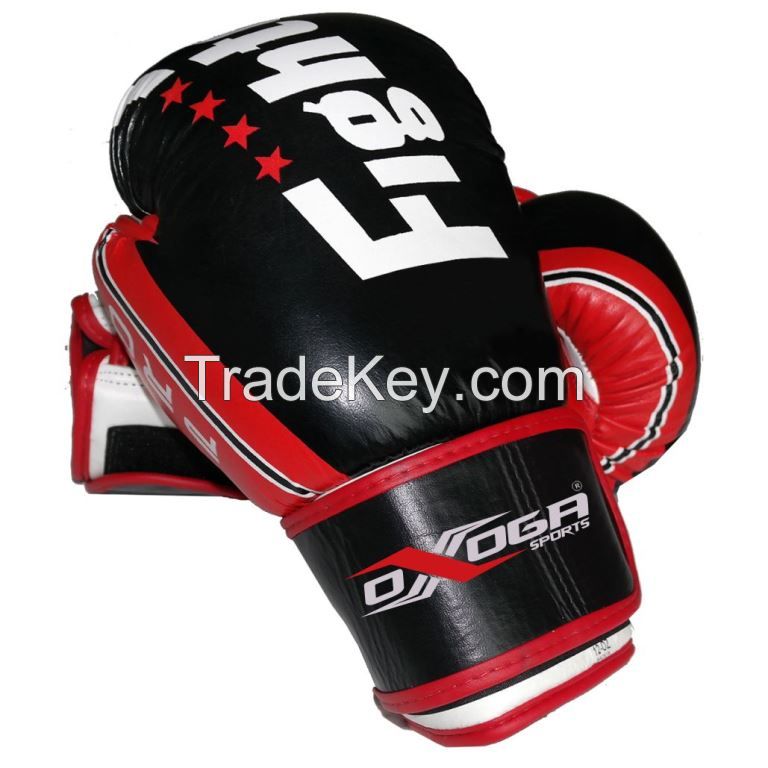 Pro Boxing Gloves made with high grade leather, muay thai gloves