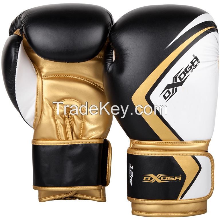 Pro Boxing Gloves made with high grade leather, muay thai gloves