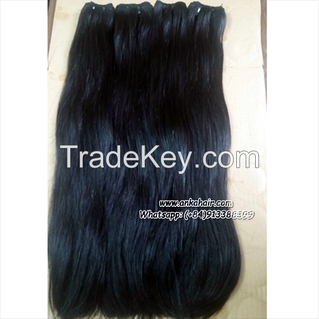 Factory price top quality 6a grade virgin hair loose straight brazilian hair machine weft