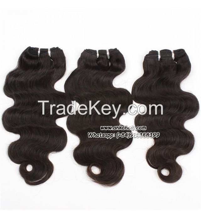 Body Wave Remy Hair Machine Made Weft Brazilian Hair Weave Full Virgin Human Hair