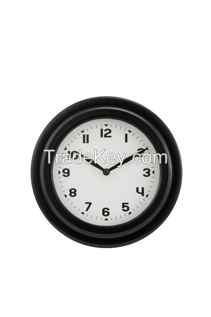 9 inches iron wall clock