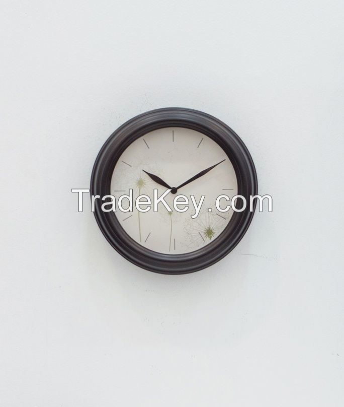 9.5 inches plastic wall clock