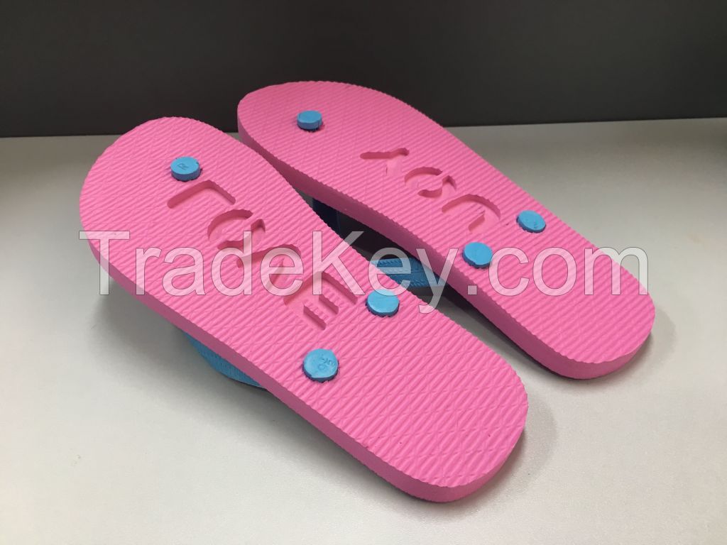 PE flat beach walking flip flops