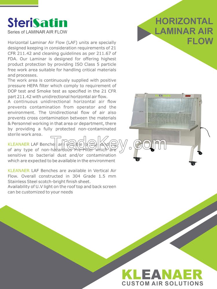 Horizontal Laminar Air Flow