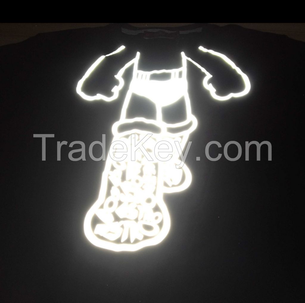 Silver Reflective logo sticker