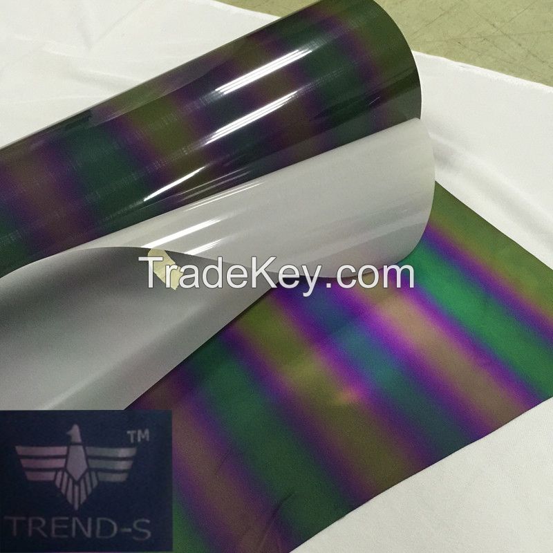 rainbow reflective heat transfer vinyl