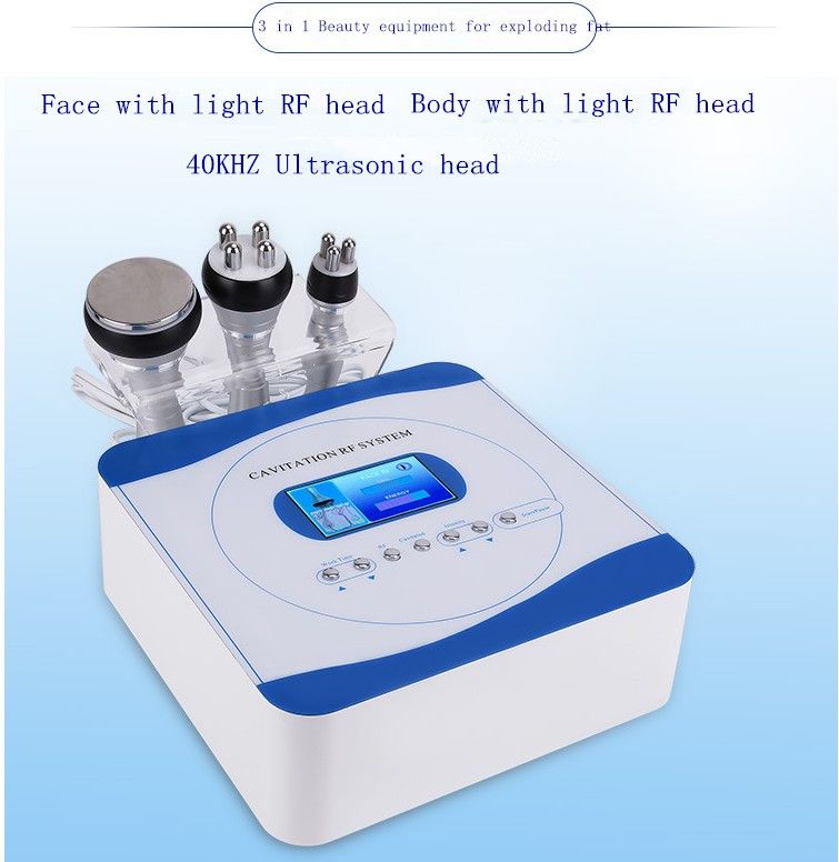 Home Use 40K Mini RF Ultrasonic Cavitation Machine Slimming Device Ultrasound Liposuction Weight Loss Machine