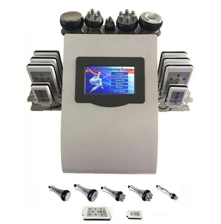 Ultrasonic Cavitation Machine Lipo Laser+ Cavitation+RF+Vacuum/ RF Cavitation Vacuum Lipo Laser Slimming Machine