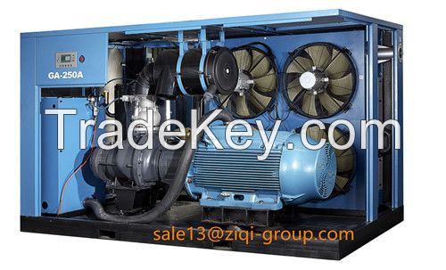 AC Power GA Serious 75KW-220KW VFC Frequency Inverter Screw Air Compressor for Industrial Machine