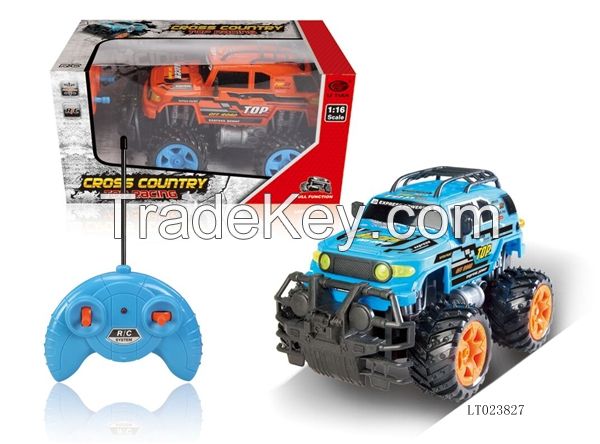 Four way remote controlled off-road vehicle rc car