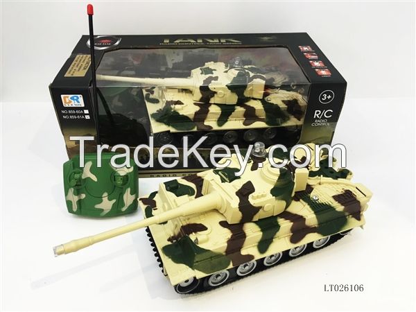 hot sell 1:24 remote control tank with headlights