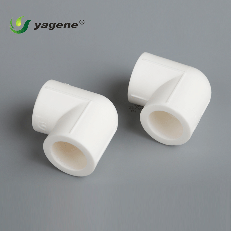 Factory Wholesale Yagene PPR Pipe Fittings 90 Degree Elbow