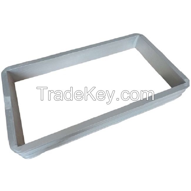 16.5lb/7.5kg Aluminium Plate Freezer Frames Frozen Seafood Plates / Pans (square)