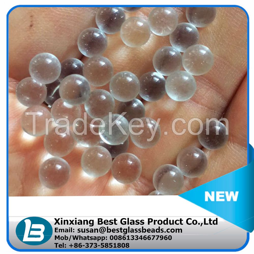 Stuffed glass beads for plush toys