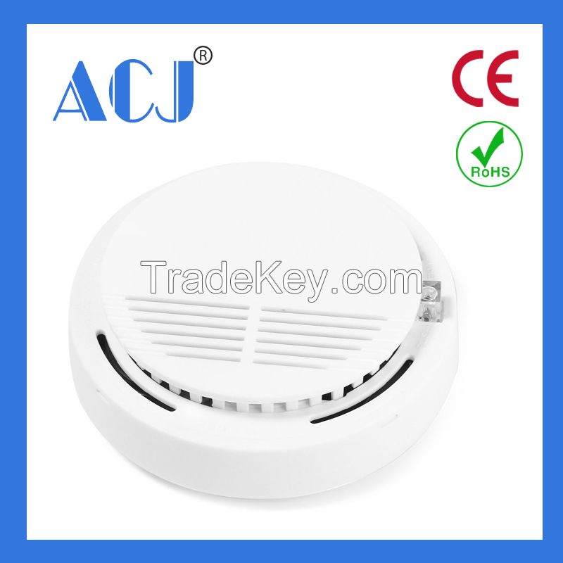 Security alarm system cigarette smoke detector with 9V Battery Operated